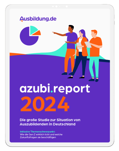 Titelbild des azubi.report 2024