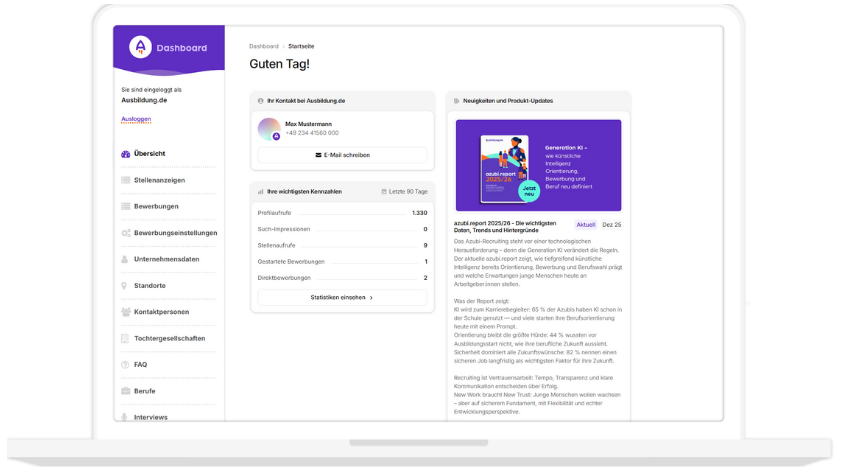 Partnerdashboard Desktop Mockup