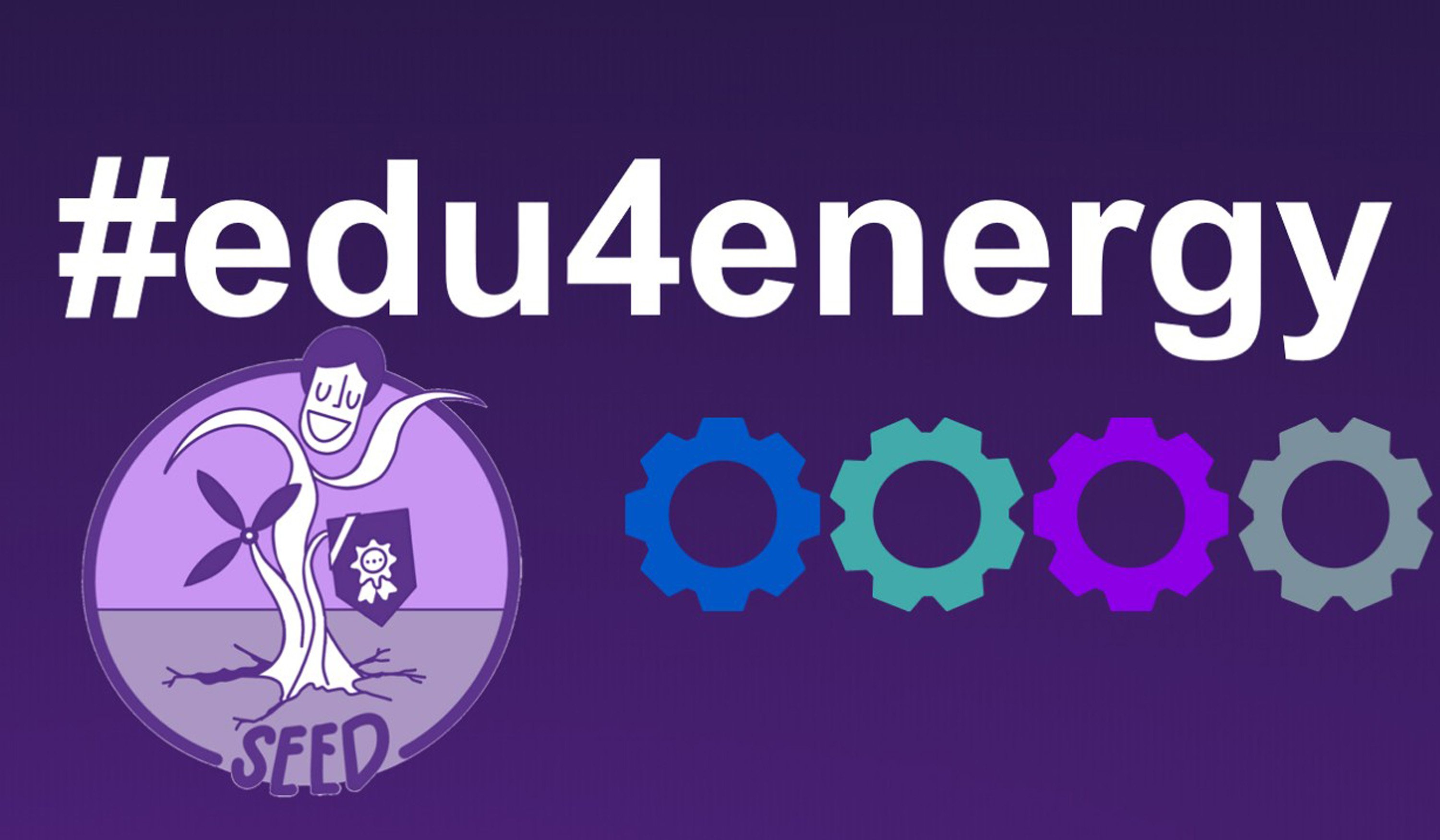 Das SEED Logo und der Hashtag #edu4energy von Siemens Energy
