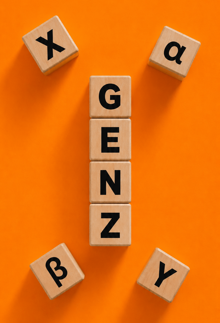 Illustration zur Generation Z und den Erwartungen junger Menschen an Ausbildung und Beruf