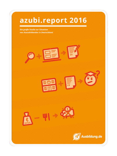 azubi.report 2016 Titelbild Tablet Mockup