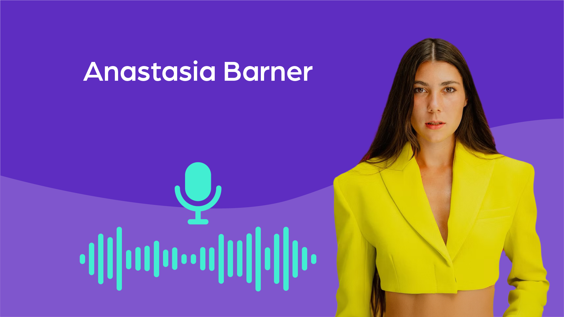 Podcast-Titelbild mit Anastasia Barner als Gast der Folge