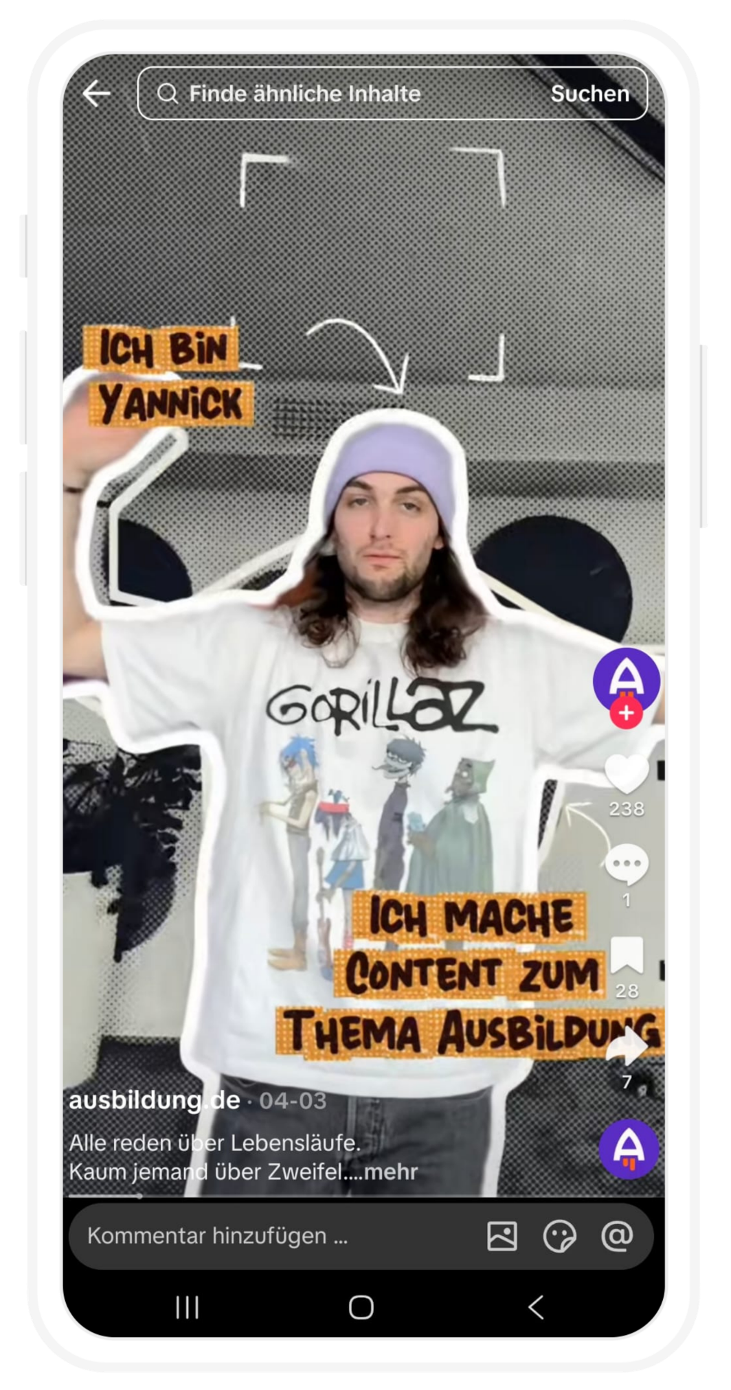 TIKTok Ausbildung.de Mockup